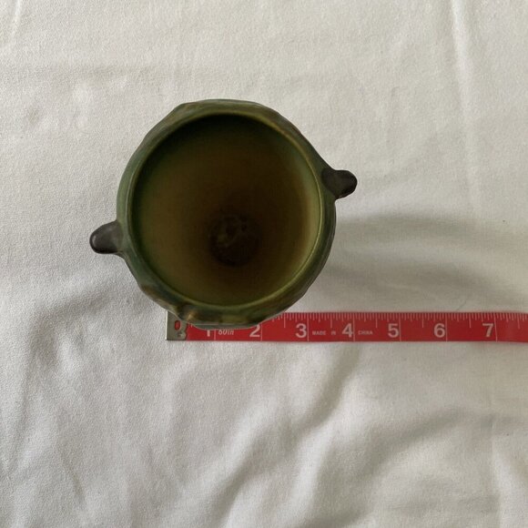 Miniature Green Ceramic Pitcher With Leaf & Berry Design - Picture 3 of 11
